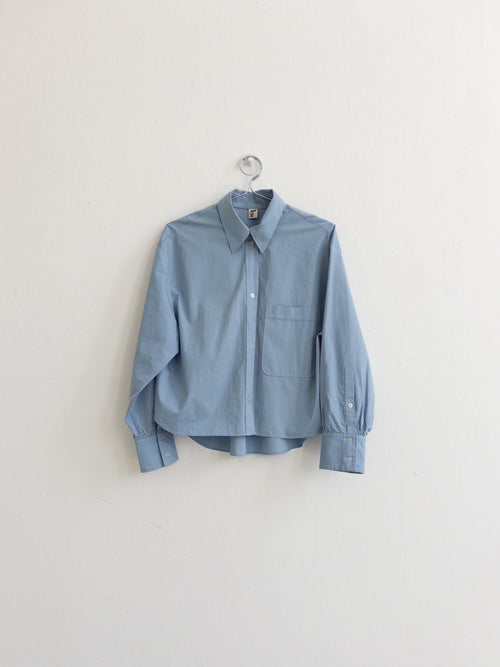 Blue Poplin Shirt